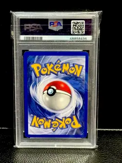 Pokemon Blaine's Moltres Gym Heroes 1st Edition Holo #1 PSA 8 💫💫 (TWO SWIRLS!) - Image 2