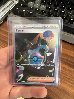 Penny - 239/091 - Pokemon Paldean Fates Special Illustration Rare Card NM - Image 1