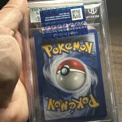 2000 Pokemon Misty's Golduck 12 Gym Challenge Holo (BGS) 9 Mint, Half Swirl! - Image 3