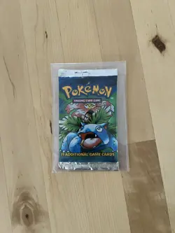 Pokemon Venusaur Base Set Booster Pack WOTC Collection 1999 - Image 1
