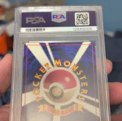 Pokemon Yamabuki City Sabrina's Alakazam Holo Japanese PSA 8 #65 SWIRL 🌀 - Image 2