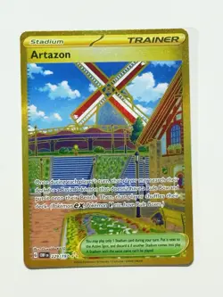 Artazon 229/197 Full Art Gold Holo Pokemon SV03: Obsidian Flames ENG Near Mint - Image 3