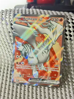 Reshiram EX 158/086 Full Art Holo Pokemon SV: White Flare English Near Mint - Image 3