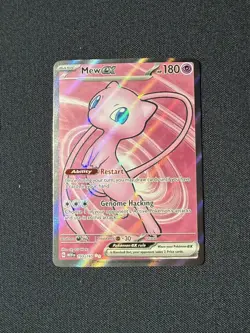 Pokemon Mew ex 193/165 Sv: Scarlet & Violet 151 Ultra Rare Full Art NM - Image 1