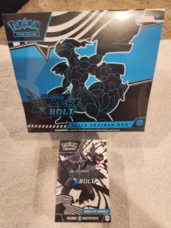 Pokemon Package Scarlet & Violet Black Bolt & ETB & Booster Bundle Set 2 Sealed - Image 1