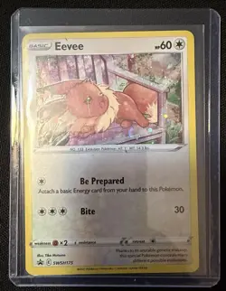 Pokemon Eevee SWSH175 Fusion Strike Blister Promo Holo NEAR MINT - Image 1