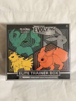 Pokemon TCG: SW&SH Evolving Skies Elite Trainer Box w/ Plastic Display Case - Image 1