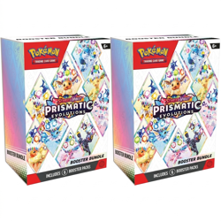 (2X) Pokemon Prismatic Evolutions Booster Bundle 6 Pack SEALED - Image 1