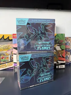 Pokemon Mega Evolution Phantasmal Flames Elite Trainer Box ETB Sealed | Qty: 2 - Image 1