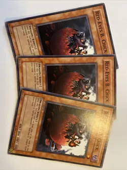 (x3) Red Eyes B. Chick 1st SOD NM/VLP Playset (x3) Yugioh - Image 1