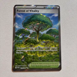 Pokemon TCG Forest of Vitality 109/088 Full Art Stadium Trainer Perfect Order - Image 1