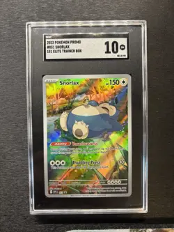 2023 POKEMON EN-SV BLACK STAR PROMO 151 ELITE TRAINER BOX SNORLAX SGC 10 GM - Image 1