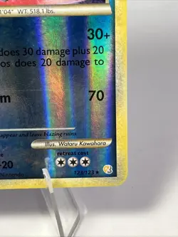 Pokemon TCG Gyrados 2010 Reverse Holo Heartgold Soulsilver Raw LP - NM 123 Rare - Image 4