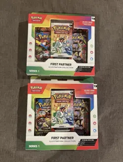 Pokemon TCG First Partner Illustration Collection Series Lot Of 2 *On Hand* - Image 1