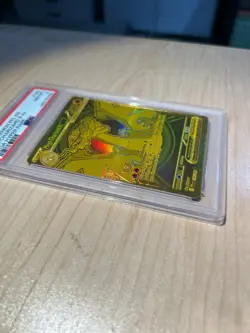 2025 POKEMON PFL EN-PHANTASMAL FLAMES MEGA HYPER RARE MEGA CHARIZARD X EX PSA 8 - Image 3