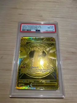 2025 POKEMON PFL EN-PHANTASMAL FLAMES MEGA HYPER RARE MEGA CHARIZARD X EX PSA 8 - Image 4