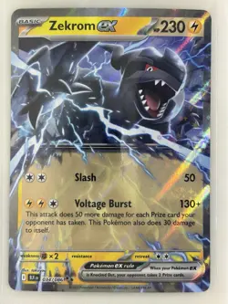 Zekrom ex #034/086 SV: Black Bolt Pokemon TCG - Image 1