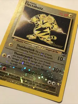 Pokemon TCG Electabuzz 001/009 Best of Promos Reverse Holo 2002 Winner Stamp - Image 2