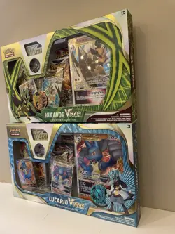 🇨🇦Pokemon TCG | Lucario & Kleavor VSTAR Premium Collection Boxes Sealed Set - Image 3