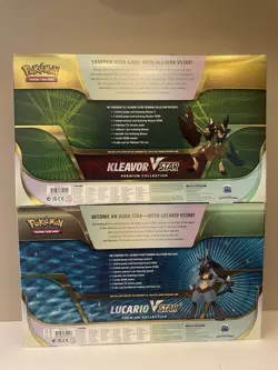 🇨🇦Pokemon TCG | Lucario & Kleavor VSTAR Premium Collection Boxes Sealed Set - Image 4