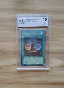 Yu-Gi-Oh! BCCG 10 Mint - Shield And Sword - Rare - MRD-131 - Image 1