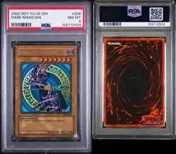 Dark Magician #006 | 2002 SDY Yu-Gi-Oh! Ultra Rare | Vintage Graded | PSA 8 - Image 3