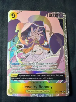 Jewelry Bonney OP13-108 Character One Piece Carrying on His Will SR Foil 10000 - Image 1