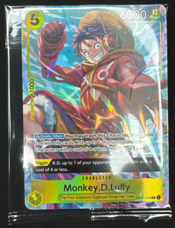 MONKEY D. LUFFY OP07-109 SEALED SR ILLUSTRATION BOX VOL. 3 PROMO ONE PIECE 2025 - Image 1