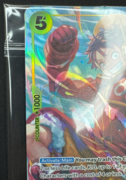 MONKEY D. LUFFY OP07-109 SEALED SR ILLUSTRATION BOX VOL. 3 PROMO ONE PIECE 2025 - Image 4