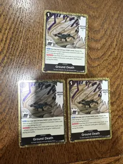 OP14-096 Ground Death R x3 Playset One Piece - Image 1
