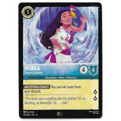 Disney Lorcana - Moana - Curious Explorer - Winterspell Non-Foil 155/204 - Image 1