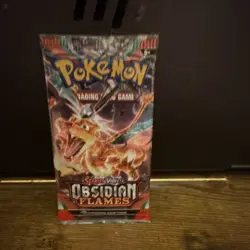 Pokemon Scarlet & Violet Obsidian Flames 10 Cards Charizard Booster Pack - Image 1