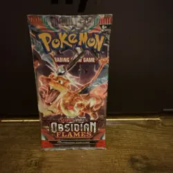 Pokemon Scarlet & Violet Obsidian Flames 10 Cards Charizard Booster Pack - Image 2
