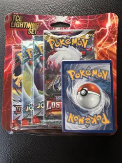 Pokemon TCG Lightning Set 4 Packs + 1 BONUS Card Bundle Factory Sealed 97712544540 - Image 1
