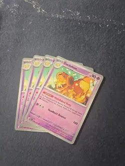 Dachsbun 039/091 x4 4x Pokemon Card Paldean Fates Playset - Image 1