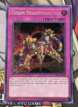 Yu-Gi-Oh! Chain Disappearance - LCKC-EN094 - Secret Rare - Unlimited - LP - Image 1