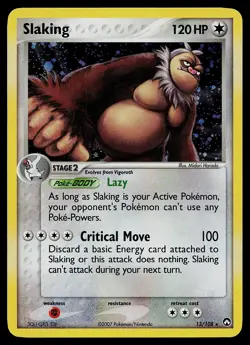 Pokemon Card - Slaking Power Keepers 13/108 Holo Rare - Image 1