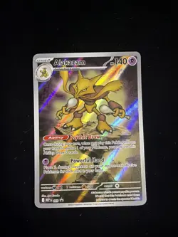 Alakazam #9 Mega Evolutions ETB Black Star Promo Pokemon TCG Card NM - Image 1