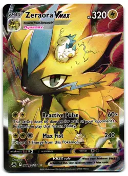 Zeraora VMAX GG42/GG70 - Crown Zenith Galarian Gallery Pokemon TCG - NM Card - Image 1