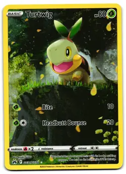 Turtwig GG31/GG70 - Crown Zenith Galarian Gallery Pokemon TCG Holo - LP Card - Image 1