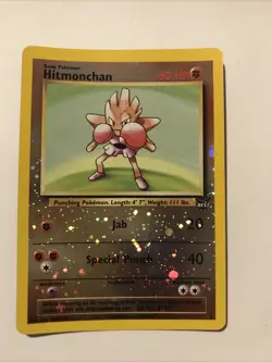 Hitmonchan #2 Best of Game Reverse Holo 2002 Promo Card - Image 1