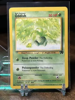 Pokemon Card Lot - Oddish/Gloom - Neo Genesis/Jungle/Team Rocket- Lp - Image 2