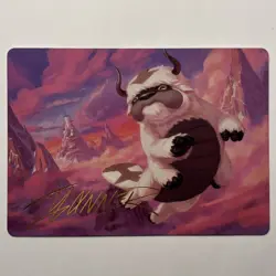 Appa, Aang’s Companion Art Card (Gold-Stamped Signature) MTG Avatar - Image 1