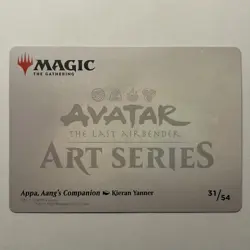 Appa, Aang’s Companion Art Card (Gold-Stamped Signature) MTG Avatar - Image 2