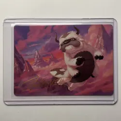 Appa, Aang’s Companion Art Card (Gold-Stamped Signature) MTG Avatar - Image 3