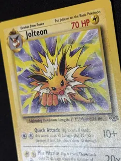 Jolteon 20/64 Pokemon Tcg Jungle Regular Rare Card MP - Image 3