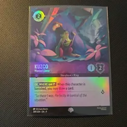 Kuzco Wanted Llama Holo Card 209/204 Epic Fabled Series - Image 1