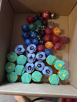 Magic The Gathering Bundle Dice/Chocobo Bundle/Avatar Life Counter Wheels - Image 1