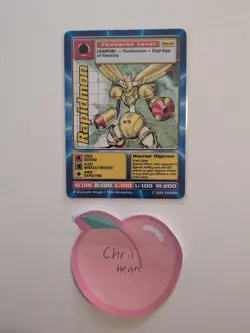 2000 Digimon Digi Battle TCG Rapidmon Movie Promo MO-05 Near Mint - Image 1