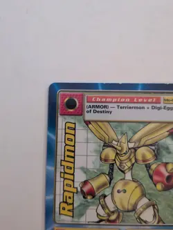 2000 Digimon Digi Battle TCG Rapidmon Movie Promo MO-05 Near Mint - Image 2